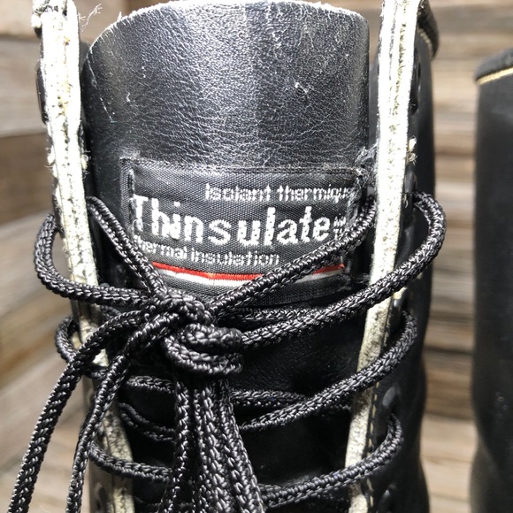 Danner? Matterhorn? Thinsulate Black Leather Steel Toe Military Boots Men US 10 - Picture 7 of 11